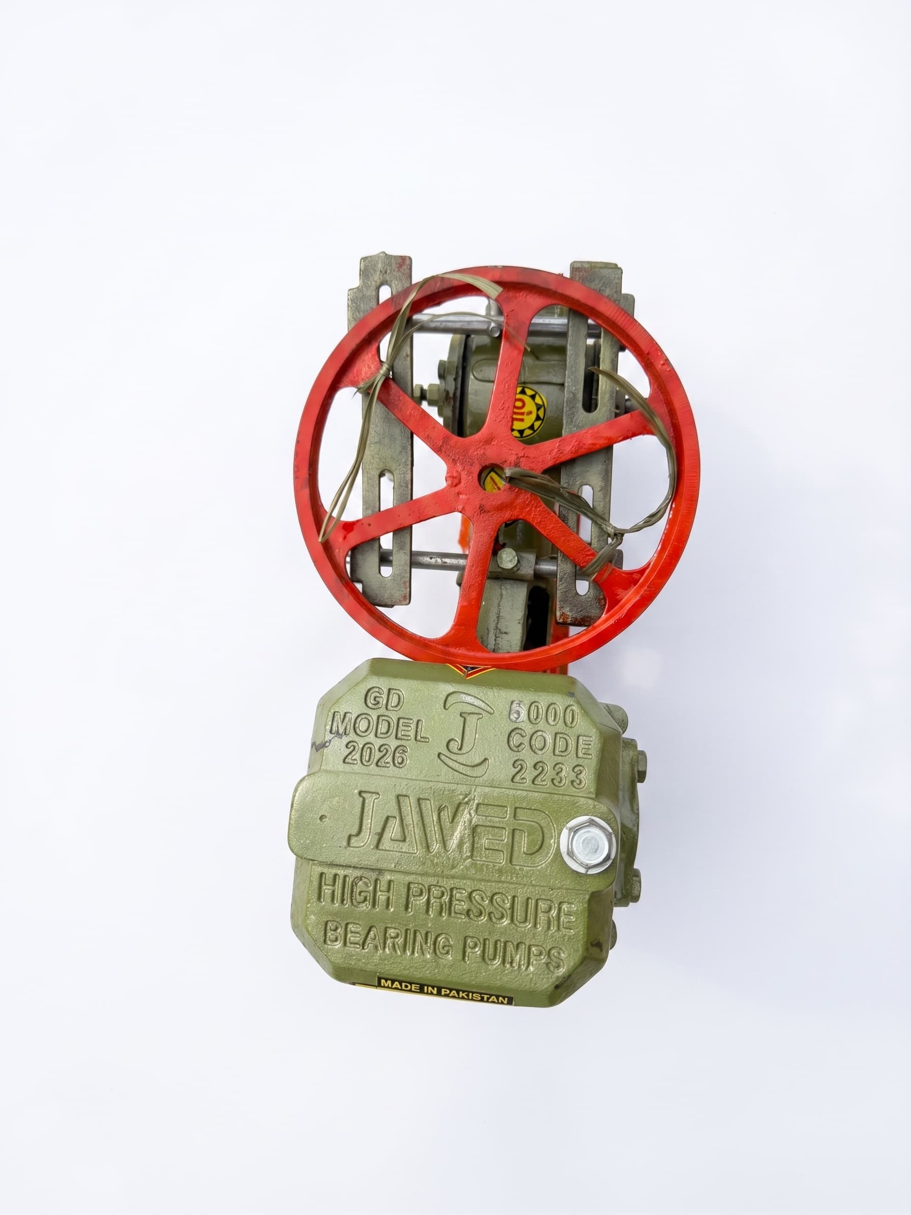 Jawed 0.5HP / Inchi Bearing Jawed Pump (detail close-up) — Javed bearing pumps for home and bore use in Karachi, Pakistan