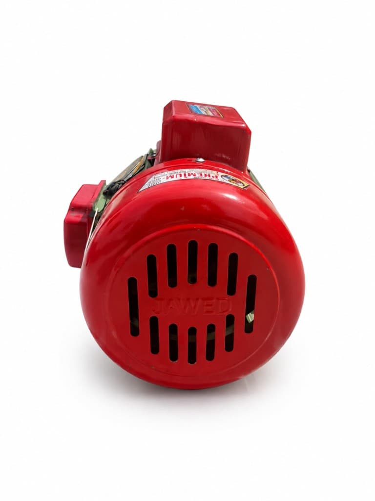 Jawed 1HP Premium Full Load Heavy Duty Copper Motor (motor and pump assembly) — Javed copper motors for home and bore use in Karachi, Pakistan