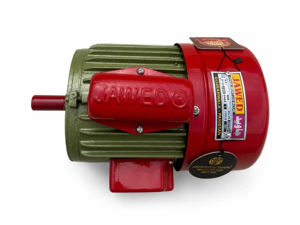 Jawed 1HP J Copper Motor (motor and pump assembly) — Javed copper motors for home and bore use in Karachi, Pakistan