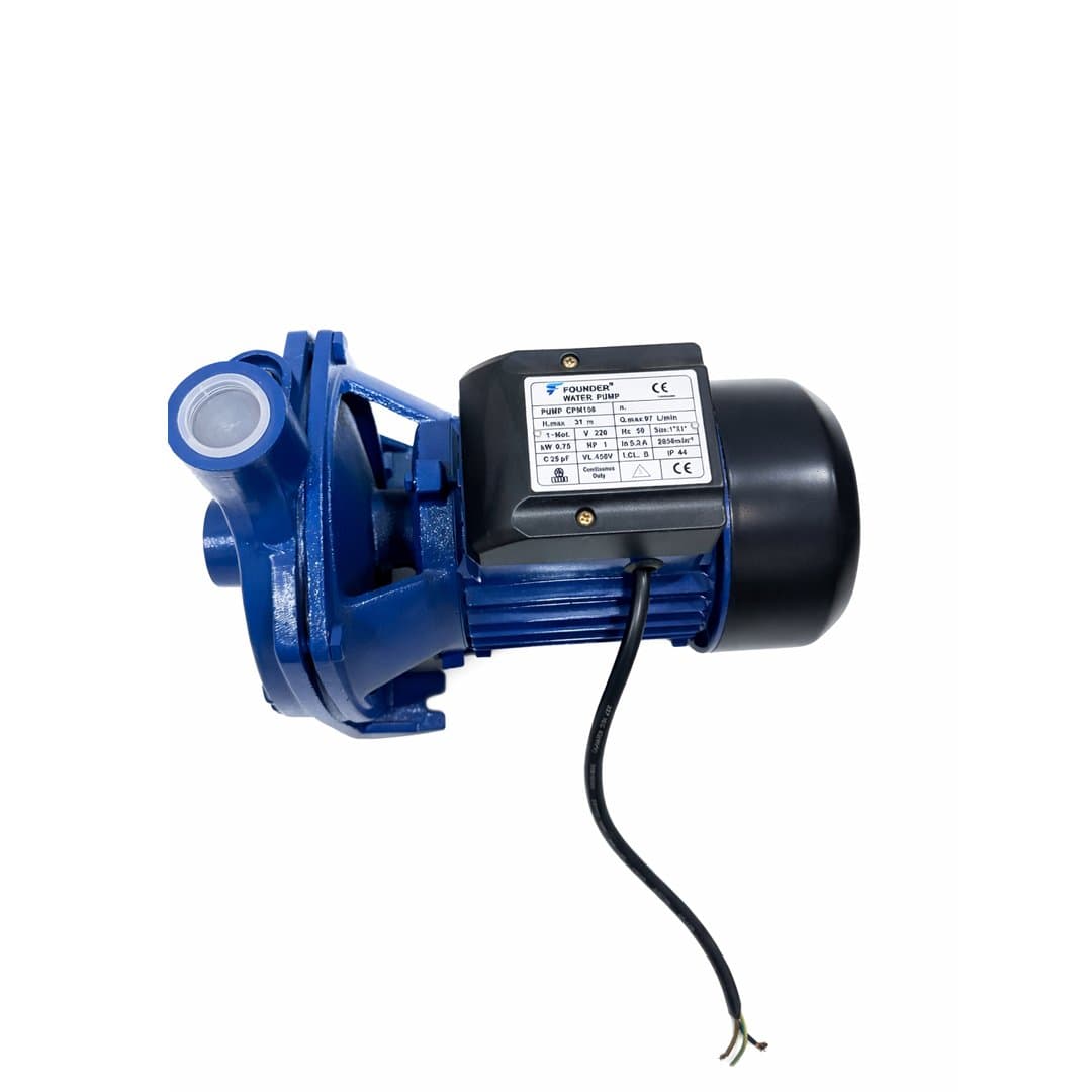 Jawed Cpm158 1hp monoblock pressure pump china imported (detail close-up) — Javed monoblock pressure pumps for home and bore use in Karachi, Pakistan